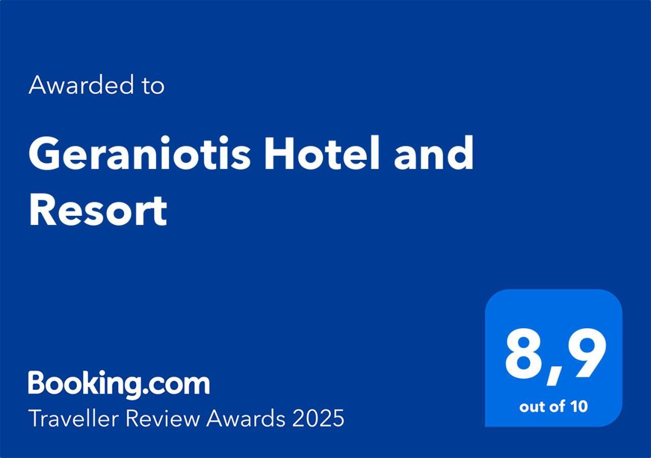 Geraniotis Hotel And Resort Platanés Exterior foto